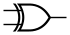 XOR simbolo, fonte: Wikipedia