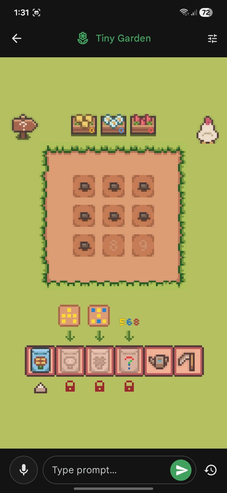 tiny garden